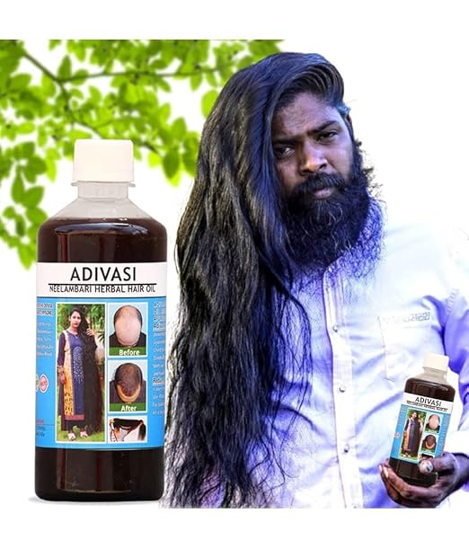 Adivasi hair oil original 250 ml, Original Aadivashi Hair Growth Oil 250 ML Ayurvedic Adiwasi Herbal Kesh tel with Natural Rosemary essential &amp; Biotin for Control Hairfall anti-dandruff Adiwasi Hair Oil Original Pack of 1 II Herbal Hair Oil