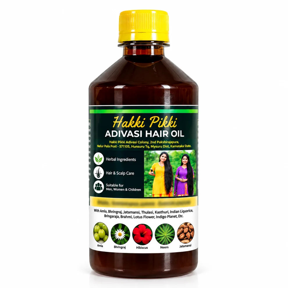 Hakki Pikki Adivasi Herbal Hair Oil