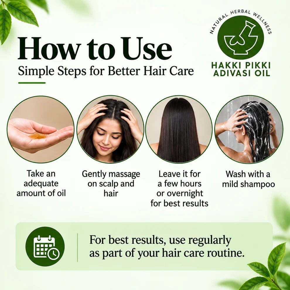 Hakki Pikki Adivasi Herbal Hair Oil